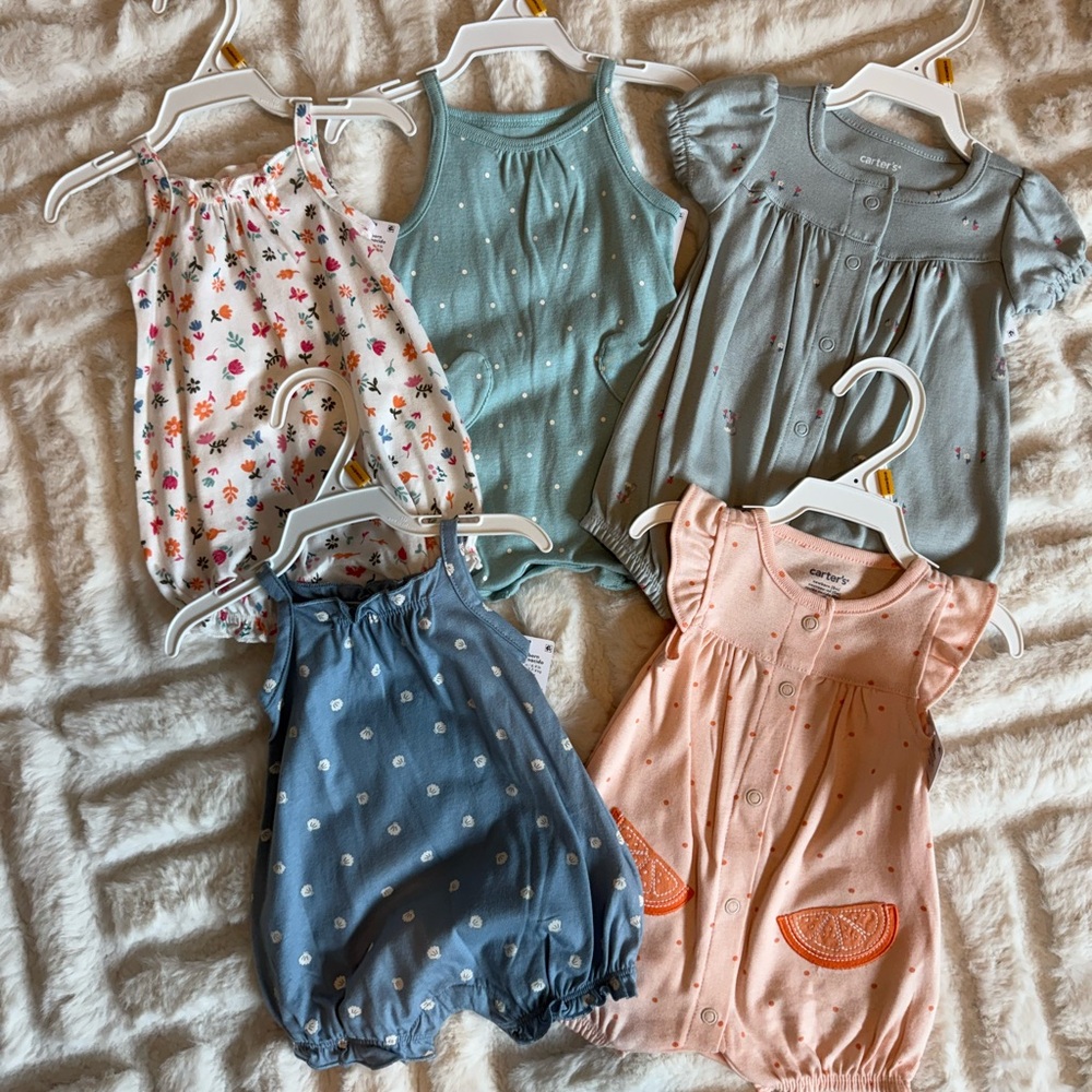 Adorable Baby Romper Set in Pastel Colors